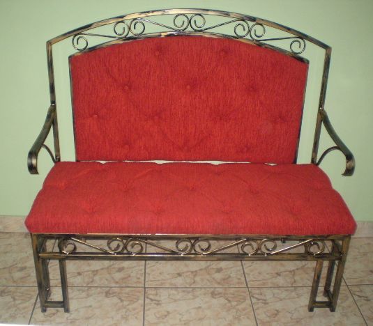 sofa em ferro